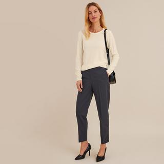 La Redoute Collections  Pull col rond en fine maille 