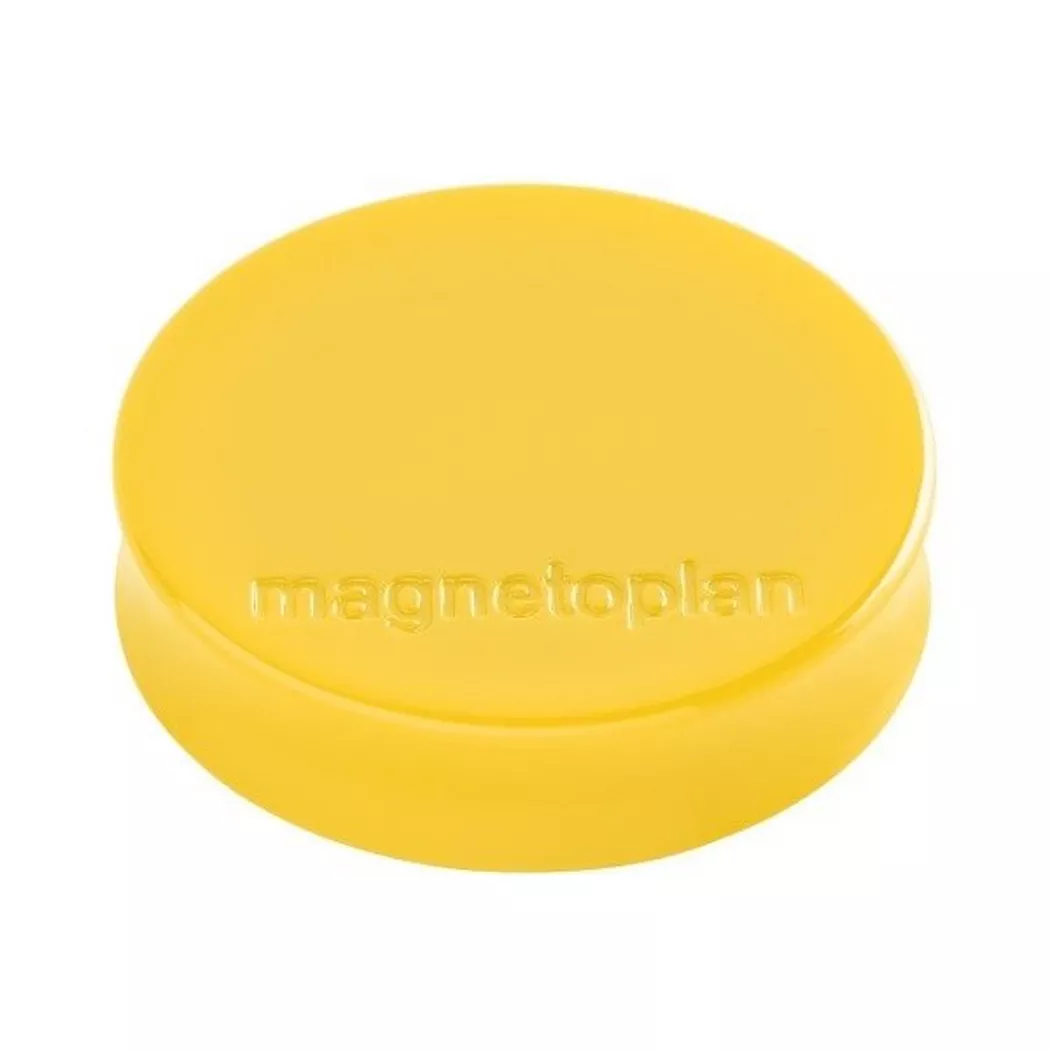 magnetoplan -  Magnet Ergo Medium 10 Stk. 16640102 goldgelb 30mm