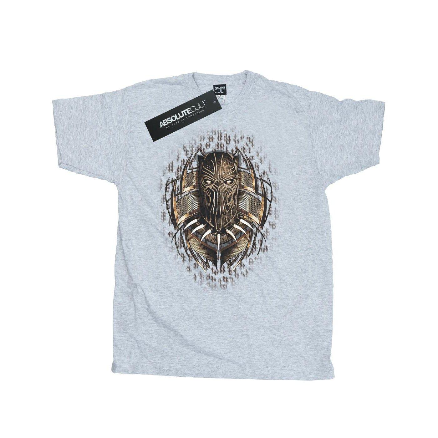 Image of Black Panther Gold Killmonger Tshirt Herren Grau L