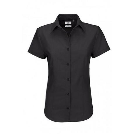 B and C  B&C Oxford Bluse, kurzarm 