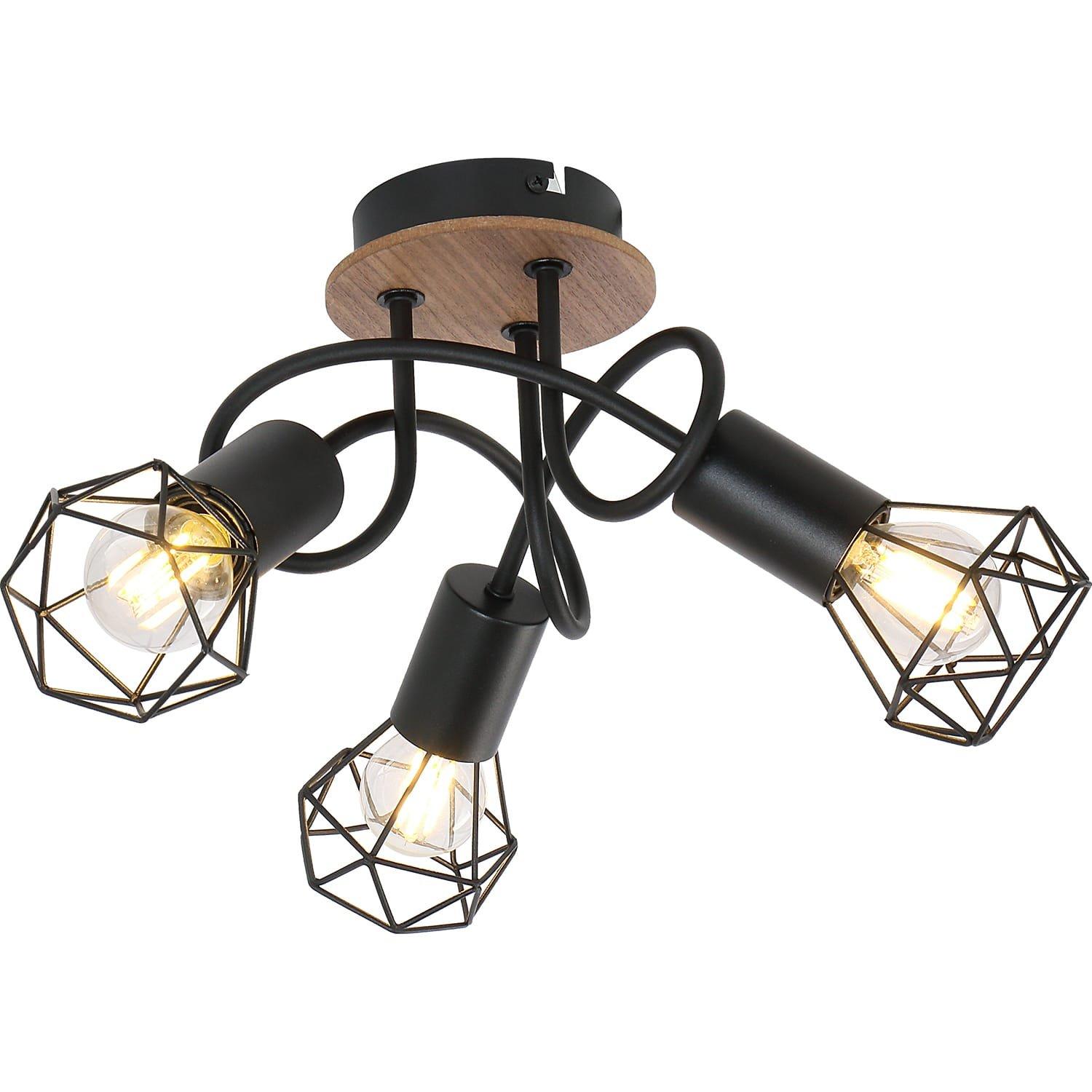 Image of Deckenleuchte Xara Metall 3xE14 38x38x21 Deckenleuchte Xara Metall 3xE14 38x38x21