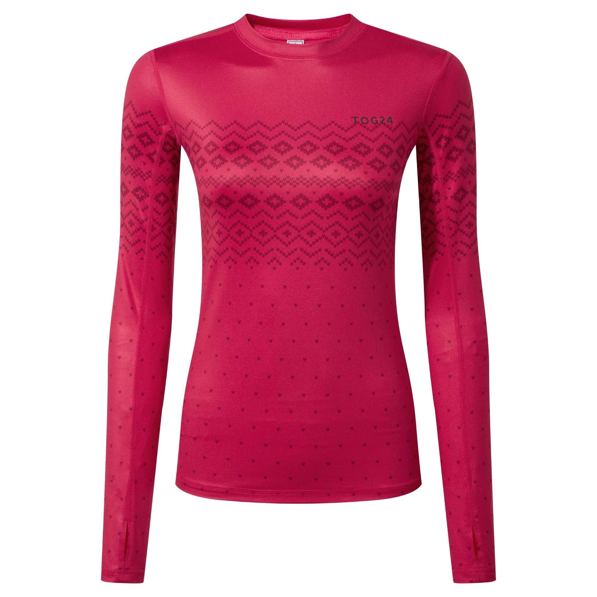 Image of Snowdon Base Layer Oberteil Damen Pink 42