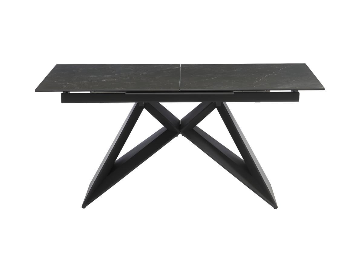 Vente-unique Table à  manger extensible LIBSY 6 à  8 cous Céramique Métal  