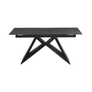 Vente-unique Table à  manger extensible LIBSY 6 à  8 cous Céramique Métal  