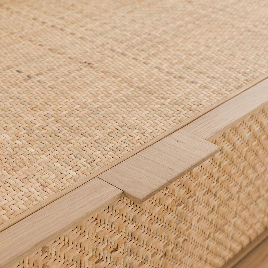 La Redoute Intérieurs Meuble TV chêne et cannage  