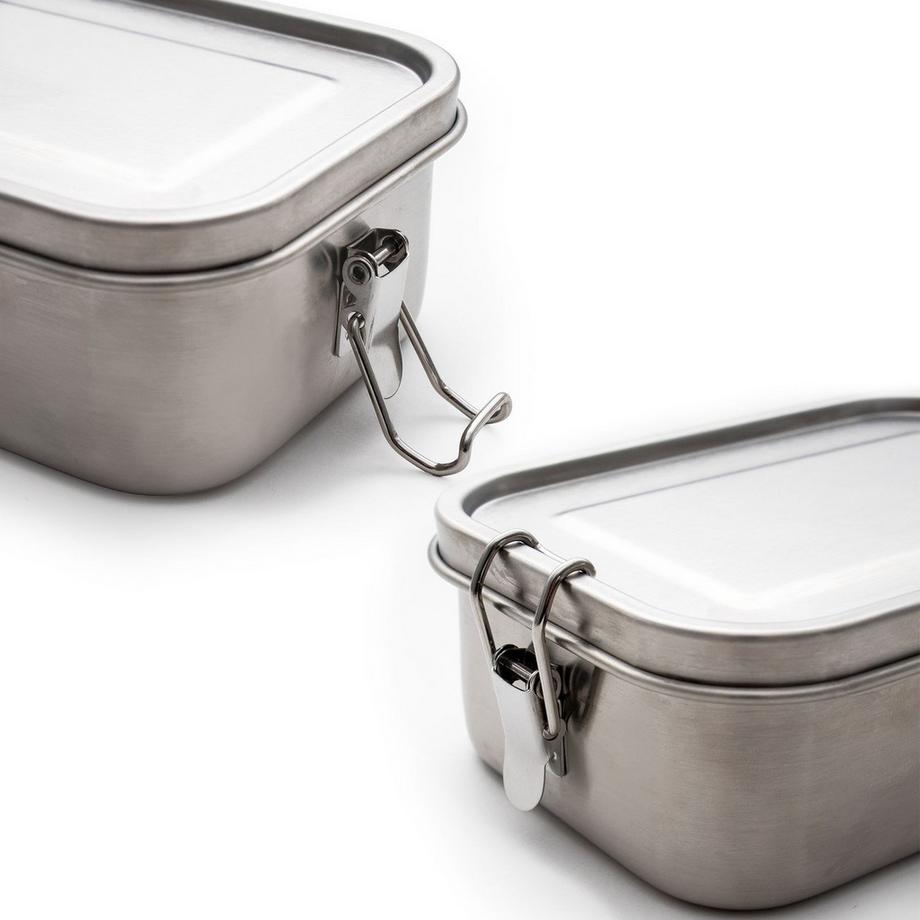 Intirilife Boîte à repas portable en acier inoxydable  