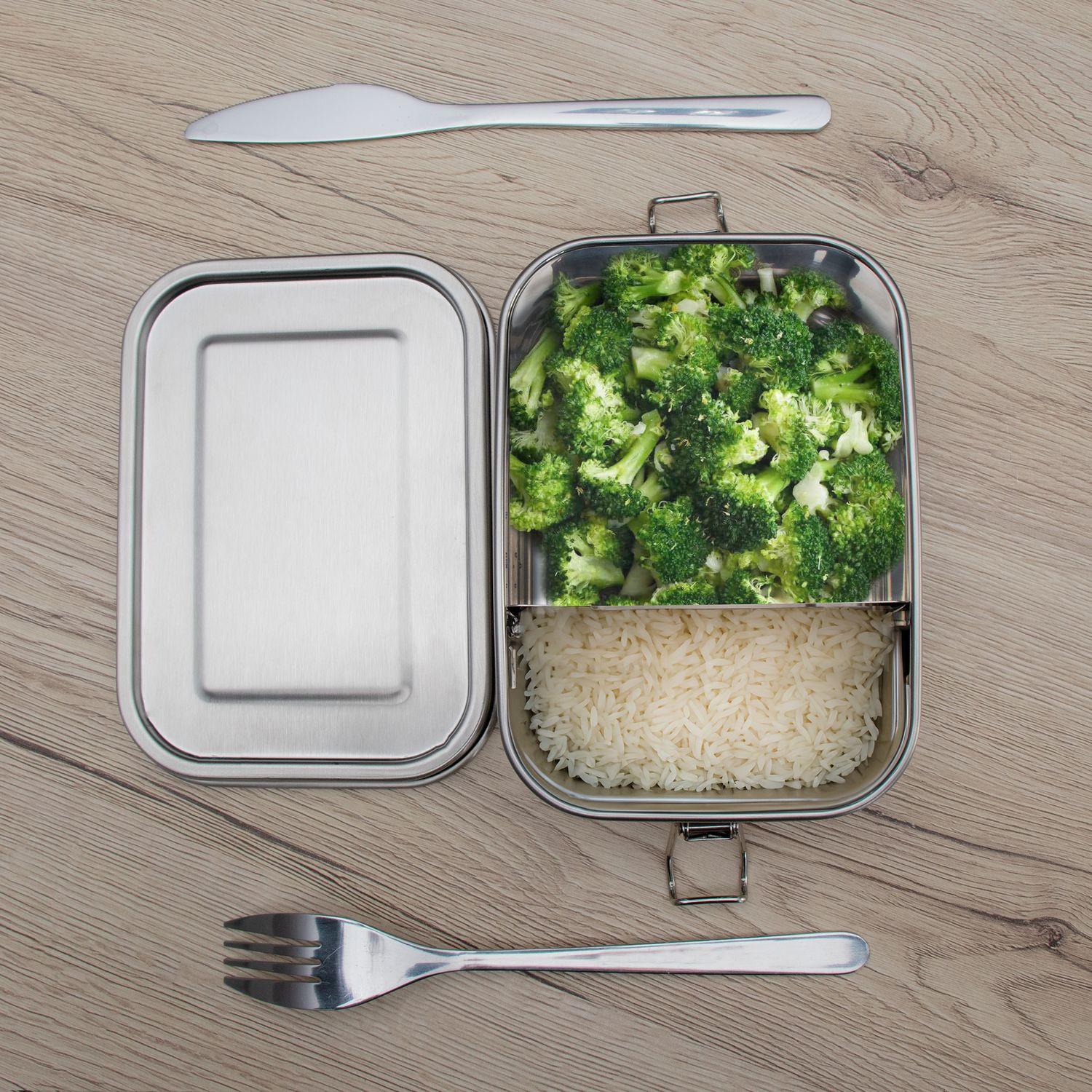 Intirilife Lunchbox portatile in acciaio inossidabile  