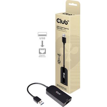 Club3D USB 3.2 Gen1 Type A auf RJ45 2.5Gbps Netzwerk-Adapter