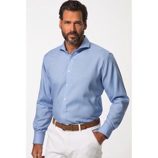 JP1880  Camicia da ufficio con vestibilità comoda, stampa minimal, finissaggio EasyCare, colletto alla francese e maniche lunghe, fino alla tg. 8XL 