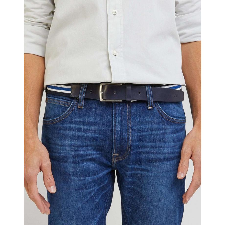 Lee Ceinture Striped Webbing Belt  