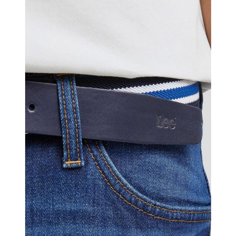 Lee Ceinture Striped Webbing Belt  