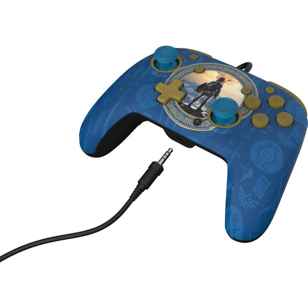 pdp  Rematch: Hyrule Blue Blu USB Gamepad Analogico/Digitale Nintendo Switch, Nintendo Switch Lite, Nintendo Switch OLED 