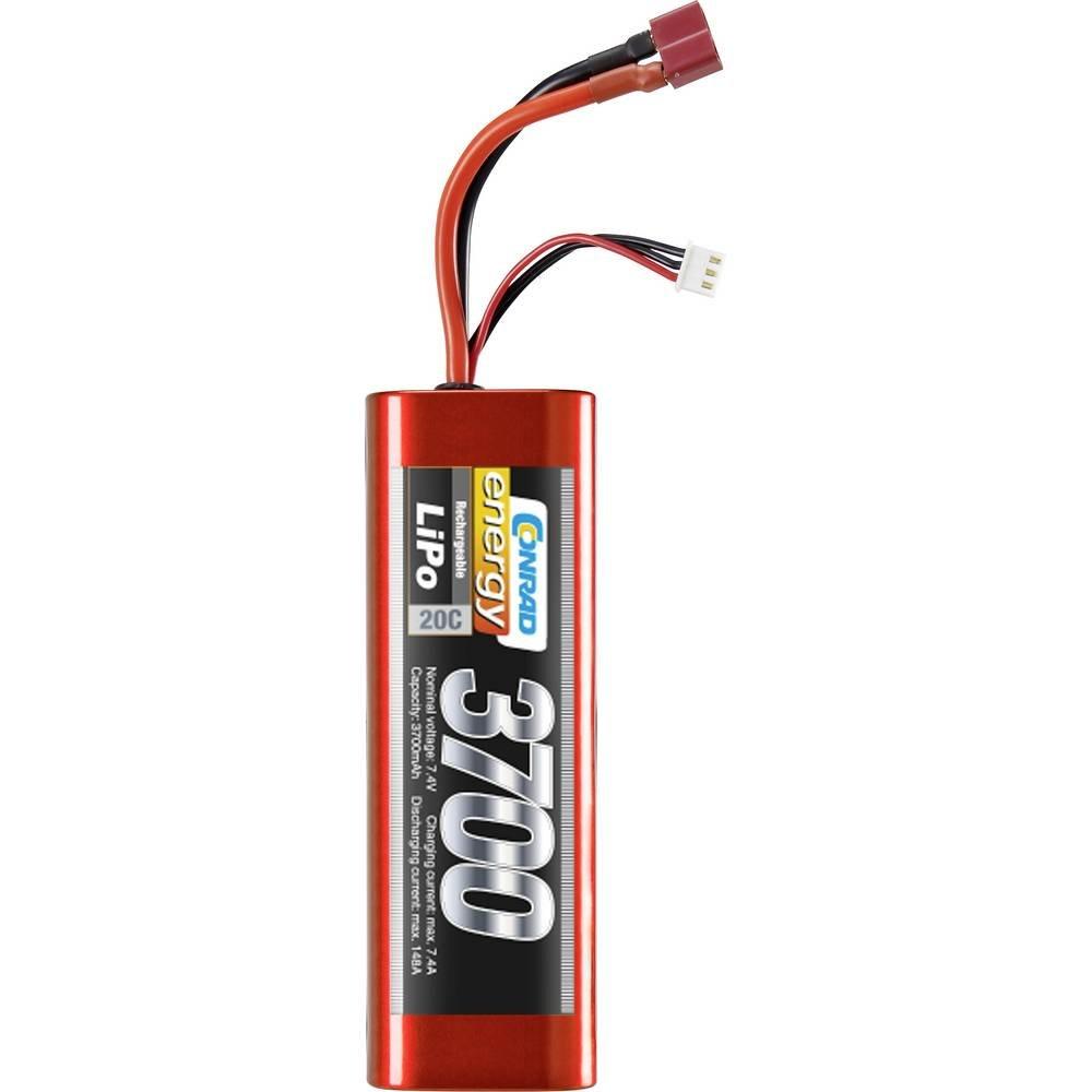 Image of 7.4V 3700 mAh 20C Eco-Line LiPo-Akku