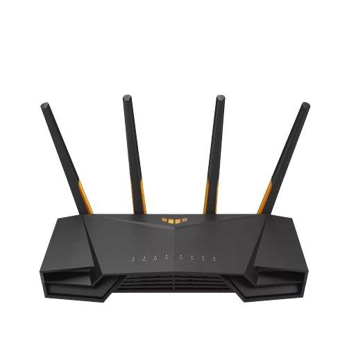 ASUS  TUF Gaming AX3000 V2 router wireless Gigabit Ethernet Dual-band (2.4 GHz/5 GHz) Nero, Arancione 