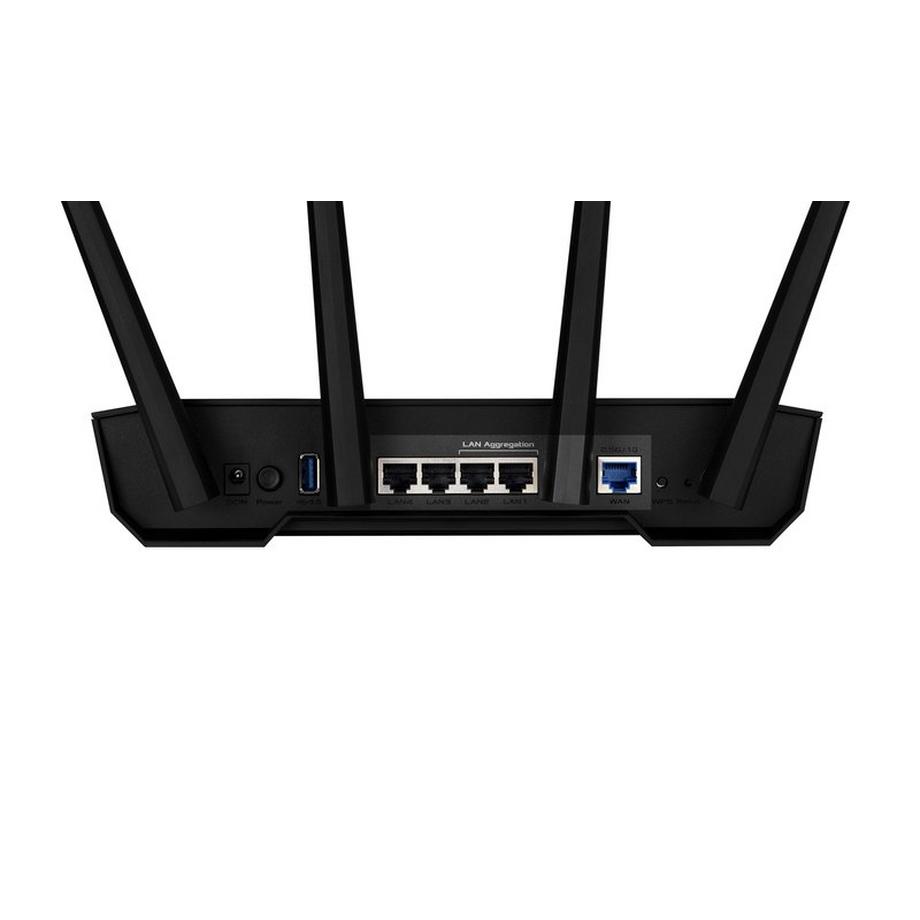 ASUS  TUF Gaming AX3000 V2 WLAN-Router Gigabit Ethernet Dual-Band (2,4 GHz/5 GHz) Schwarz, Orange 