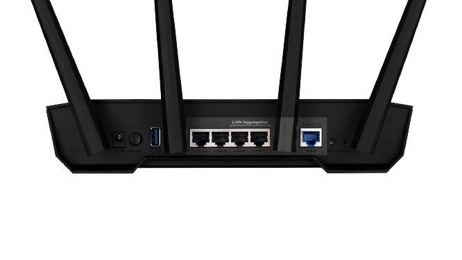 ASUS  TUF Gaming AX3000 V2 WLAN-Router Gigabit Ethernet Dual-Band (2,4 GHz/5 GHz) Schwarz, Orange 