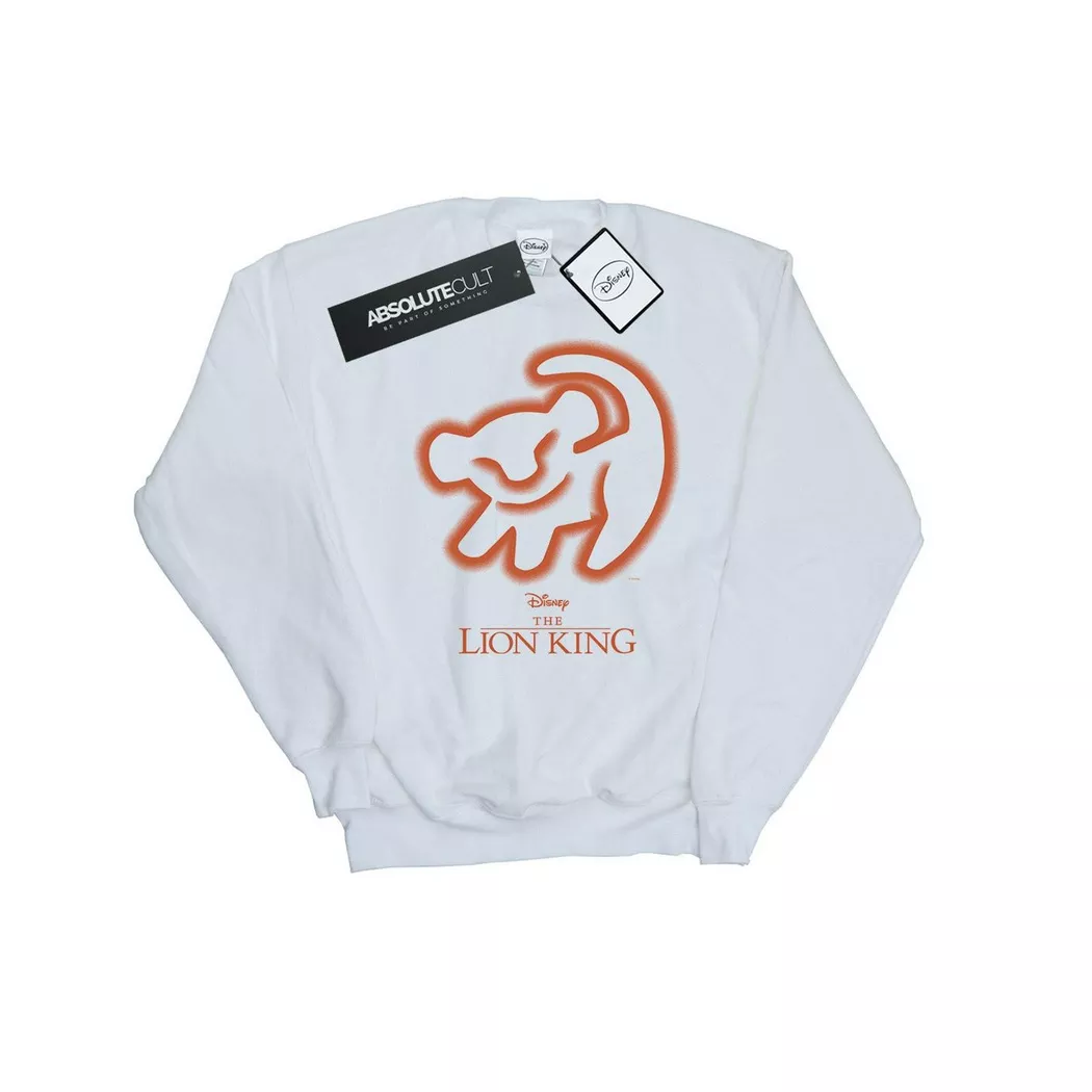 Disney - The Lion King Sweatshirt, für Herren, Weiss, Größe 3XL