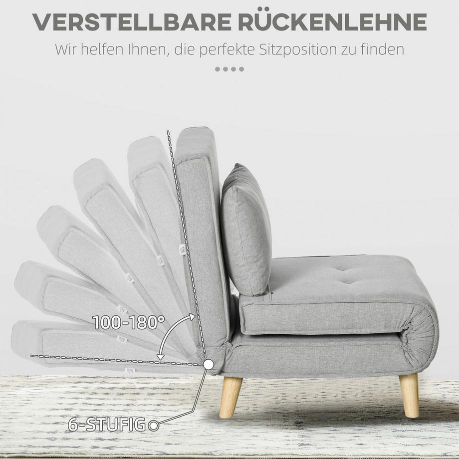 HOMCOM Chaise de couchage  