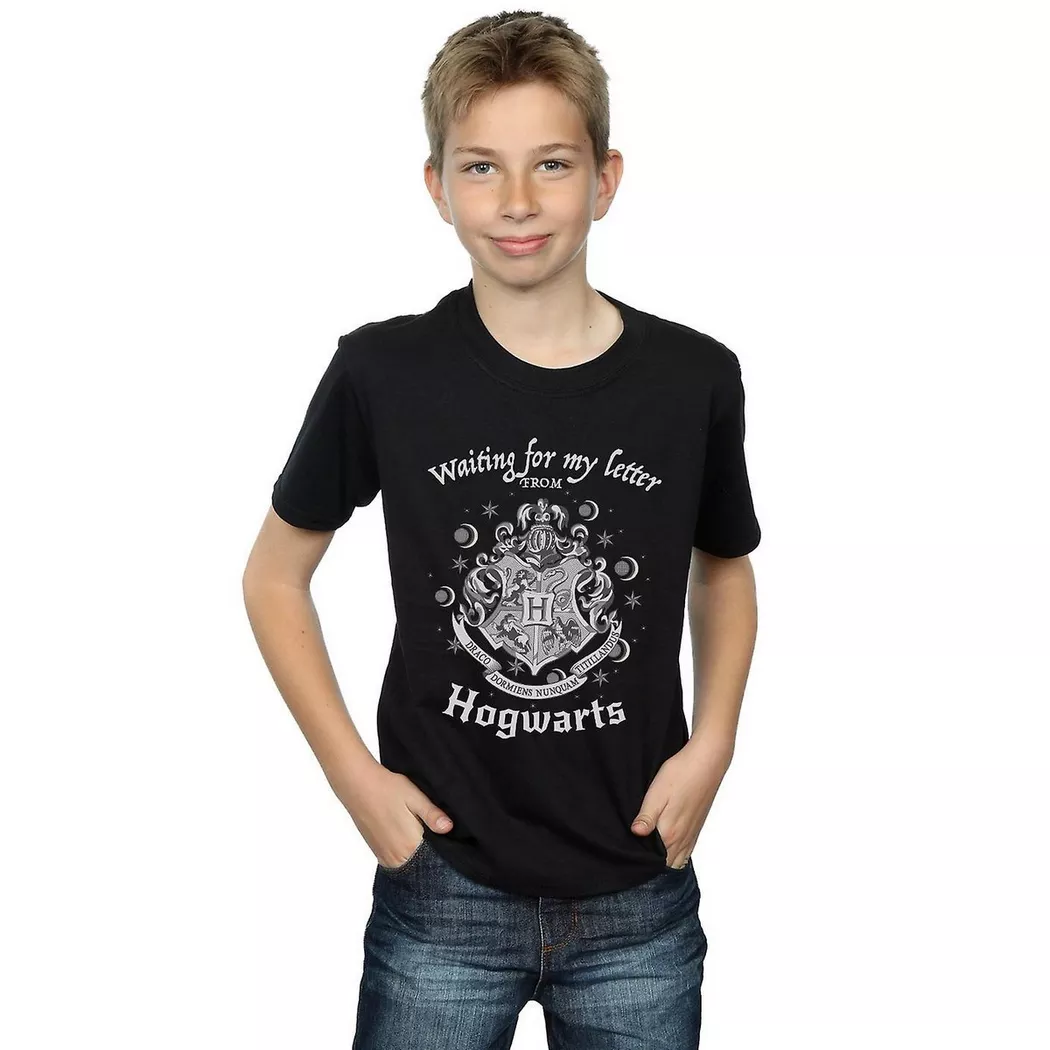 HARRY-POTTER - Waiting For My Letter TShirt, 152-158, Schwarz
