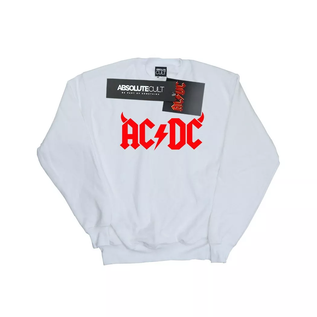 AC/DC - ACDC Sweatshirt, für Damen, Weiss, Größe L