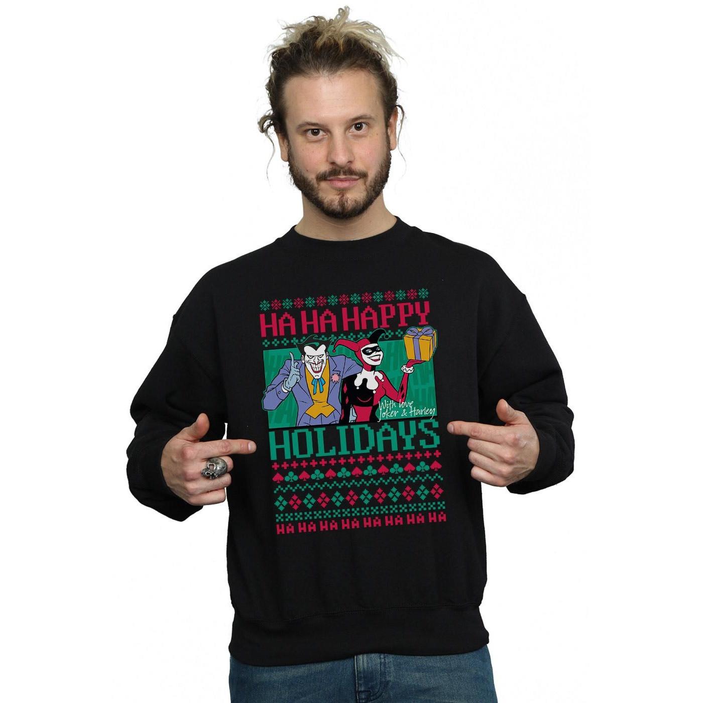 DC COMICS  Sweat HA HA HAPPY HOLIDAYS 