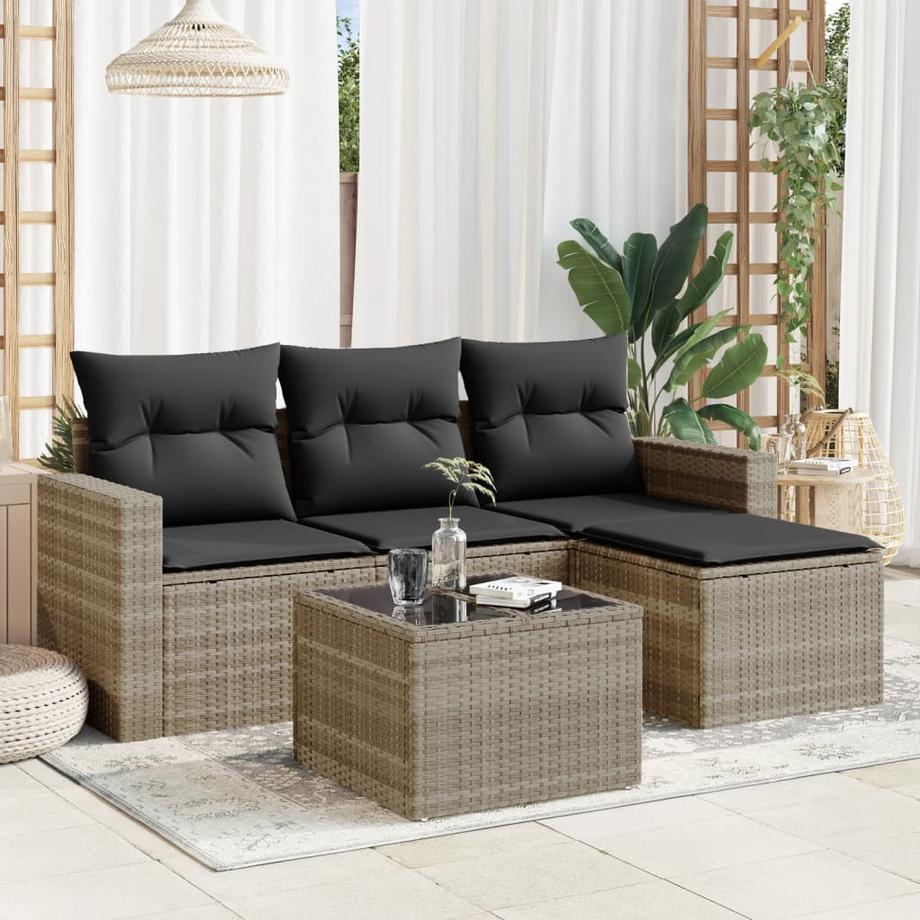 VidaXL Garten sofagarnitur poly-rattan  