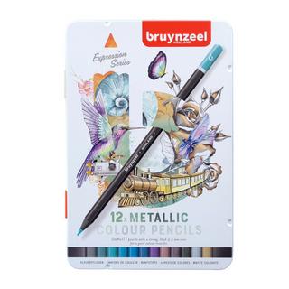 Bruynzeel  Bruynzeel 60312212 crayon de couleur Métallique, Multicolore 12 pièce(s) 