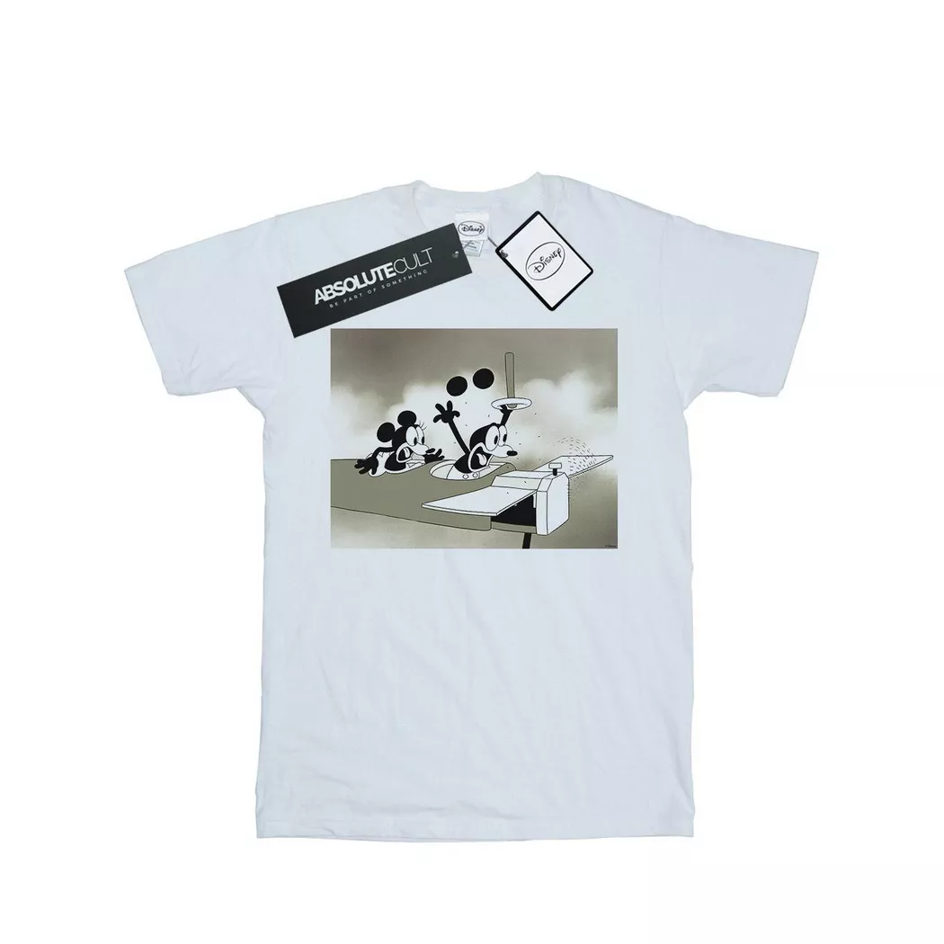 Disney - Crazy Pilot TShirt, für Herren, Weiss, Größe M