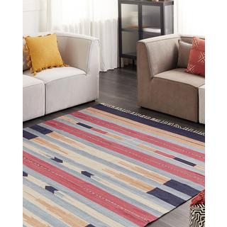 Beliani Tapis en Coton Traditionnel GANDZAK  