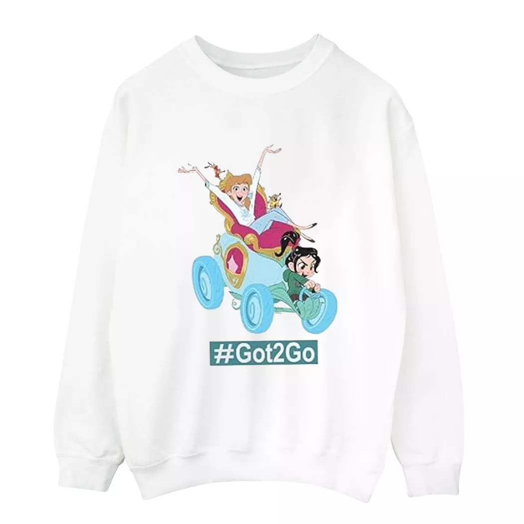 Disney - Wreck It Ralph Sweatshirt, 116, Weiss