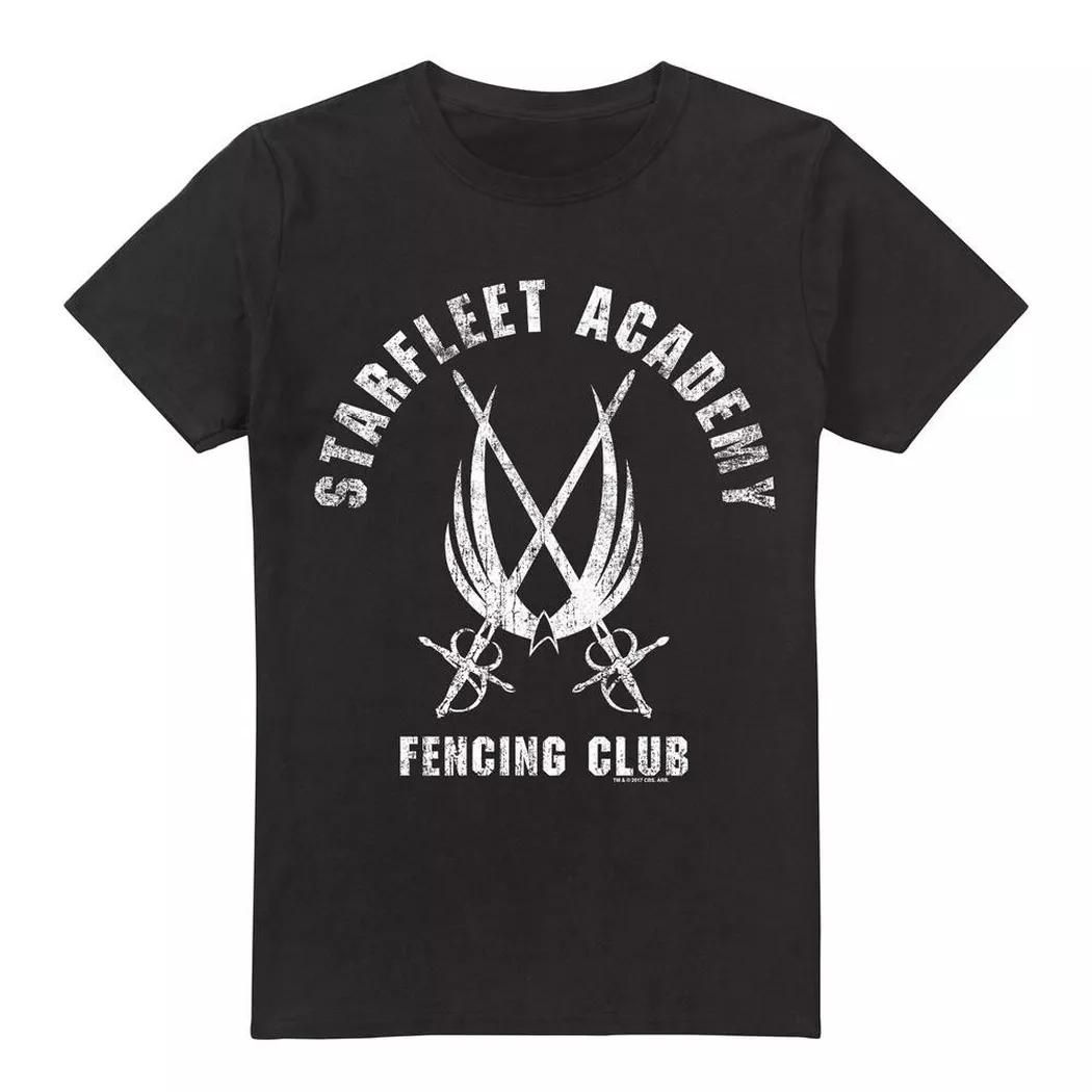Star Trek - Fencing Club TShirt, für Herren, Schwarz, Größe M
