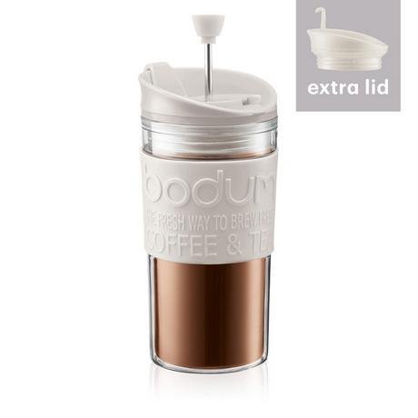 bodum Kaffeebereiter mit extra Deckel TRAVEL PRESS SET  