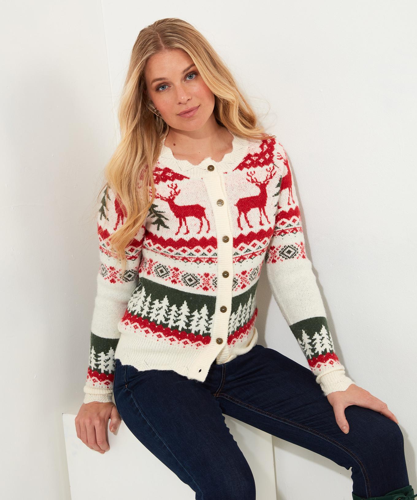 Joe Browns  Fair-Isle-Strickjacke mit Wellenmuster 