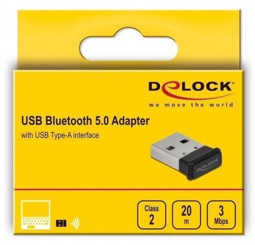 DeLock  Adattatore USB Bluetooth 5.0 in micro-design 