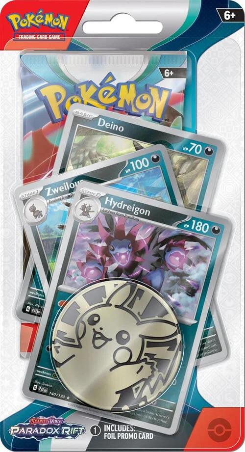 Pokémon  TCG: Scarlet & Violet - Paradox Rift Hydreigon Premium Checklane Blister - EN 