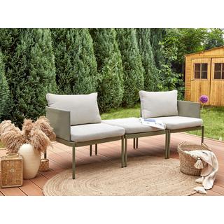 Beliani Lounge Set aus Aluminium Modern TERRACINA  