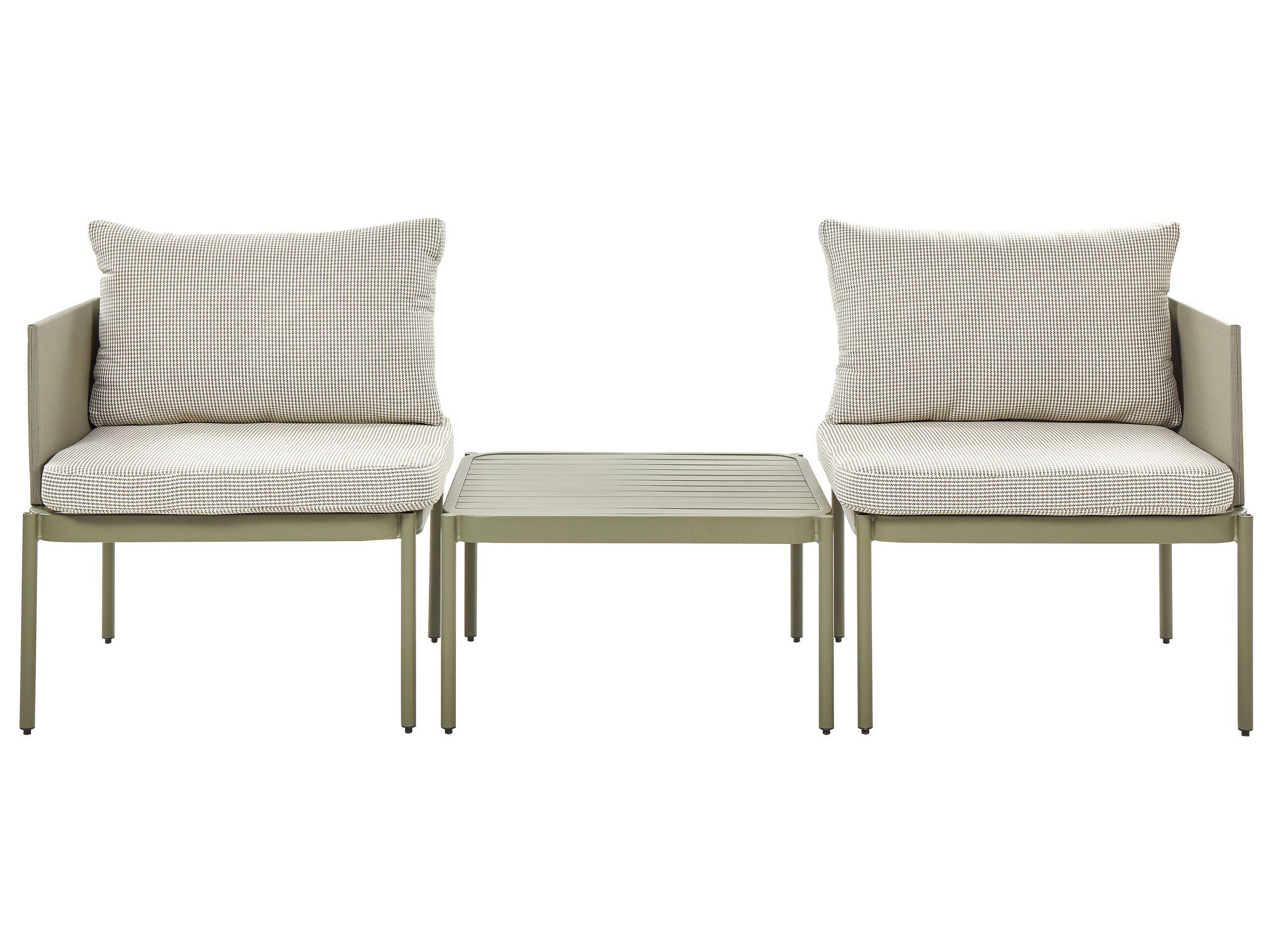 Beliani Lounge Set aus Aluminium Modern TERRACINA  