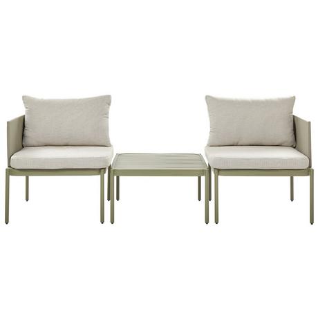 Beliani Lounge Set aus Aluminium Modern TERRACINA  