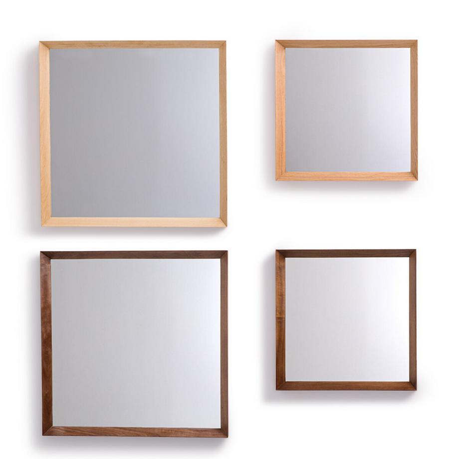 AM.PM Miroir carré chêne massif H60 cm  