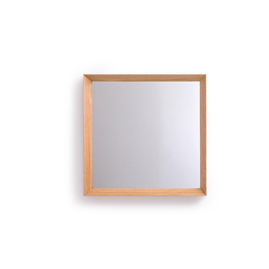 AM.PM Miroir carré chêne massif H60 cm  