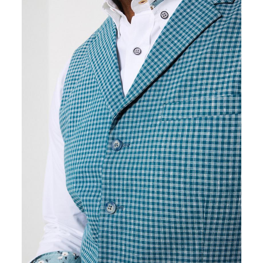 Joe Browns Gilet à Carreaux avec Col Revers  