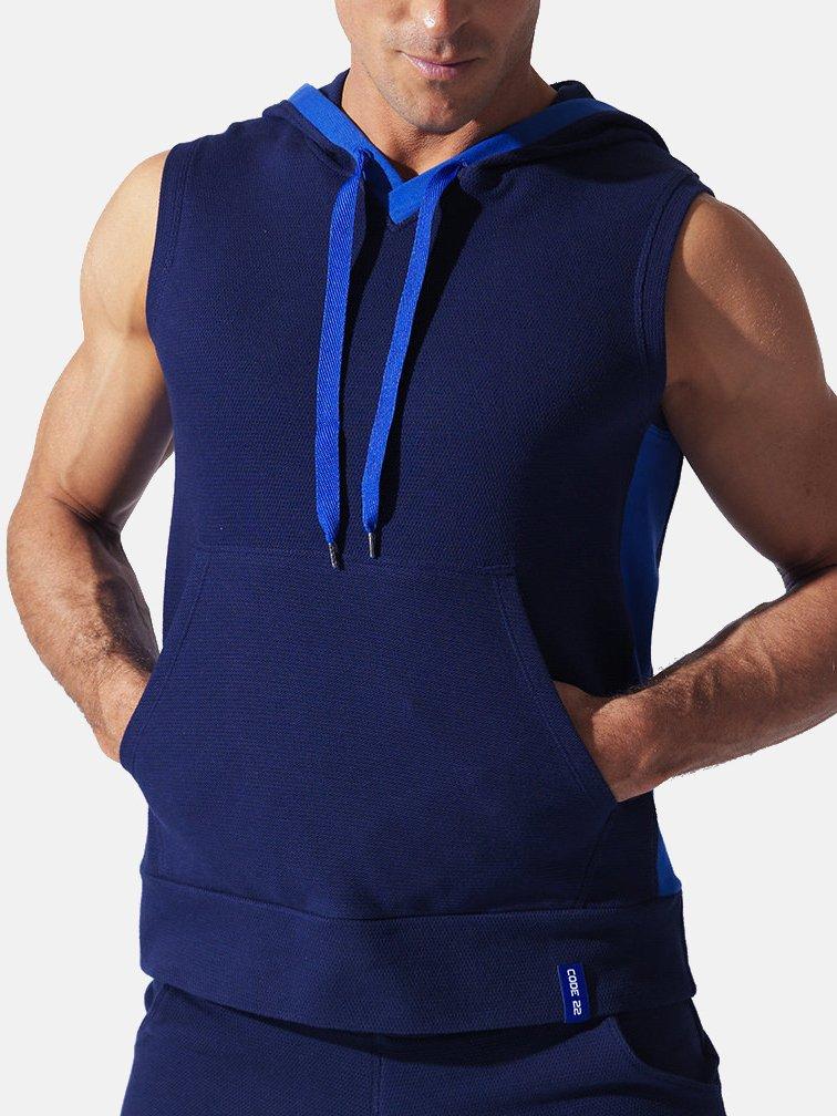 Image of Sweet Hoody Ärmelloser Sport Herren Blau XL