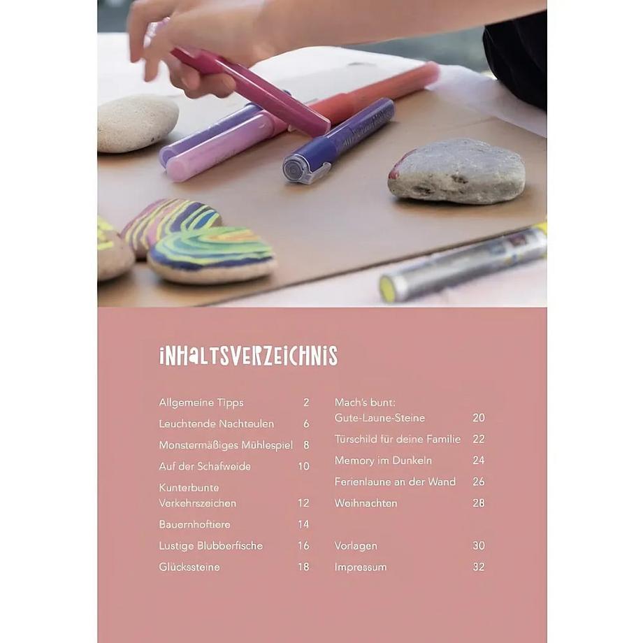 Frechverlag  Topp Kreativ-Set Steine bemalen 
