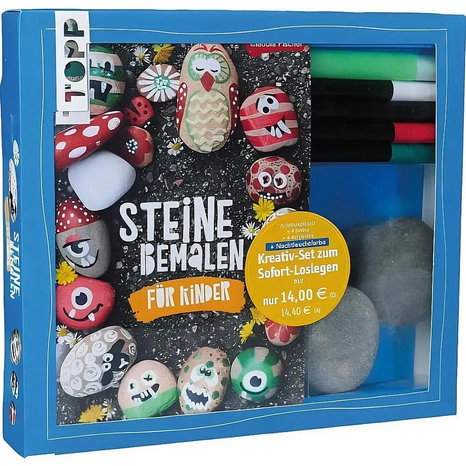 Frechverlag  Topp Kreativ-Set Steine bemalen 