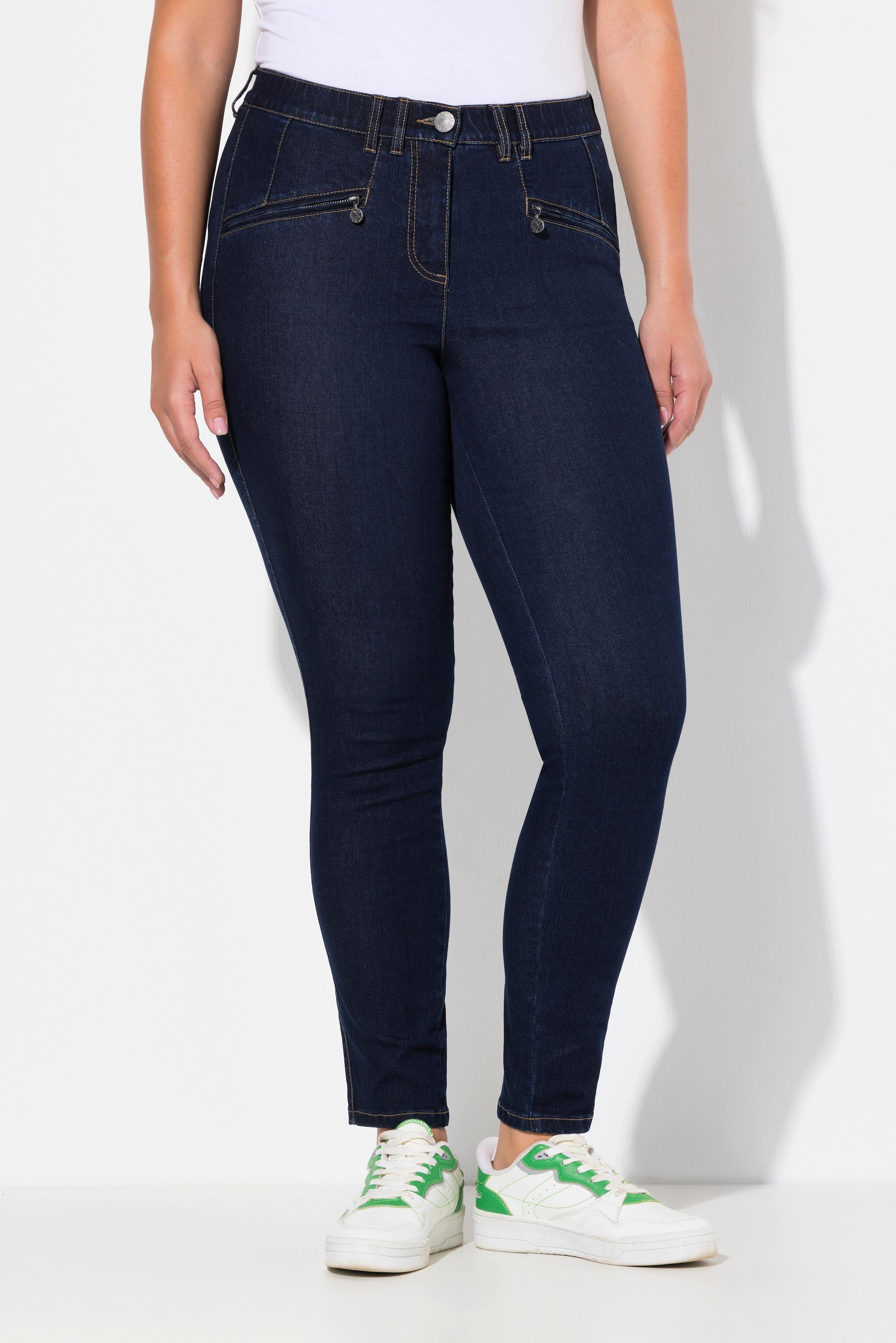 Ulla Popken  Jeans Sarah, schmales Bein, Zipptaschen, Stretch 