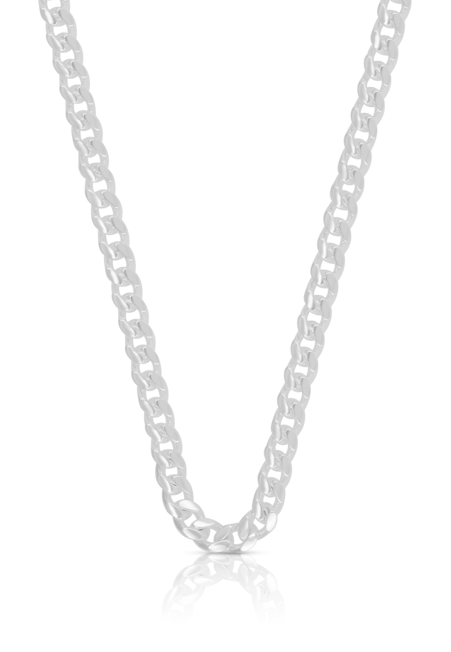 MUAU Schmuck  Collier gourmette en argent 925, 4,5mm, 55cm 