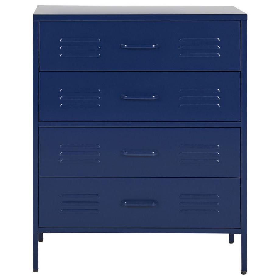 Beliani Meuble à tiroirs en Acier Moderne ENAGO  