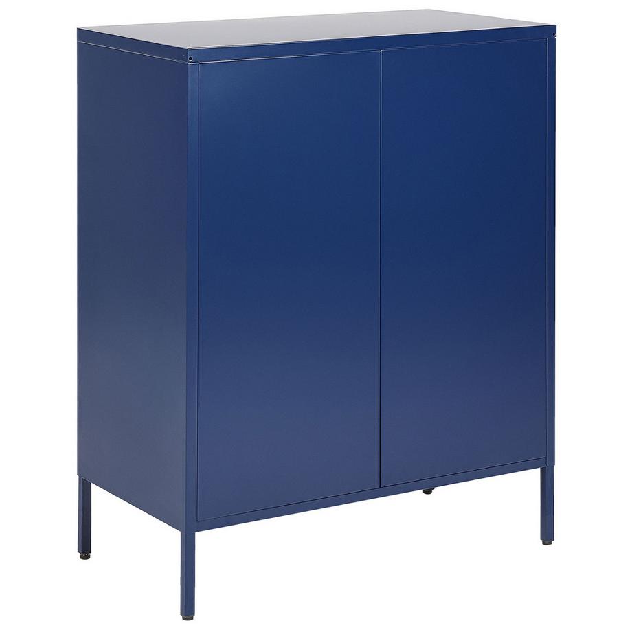 Beliani Meuble à tiroirs en Acier Moderne ENAGO  