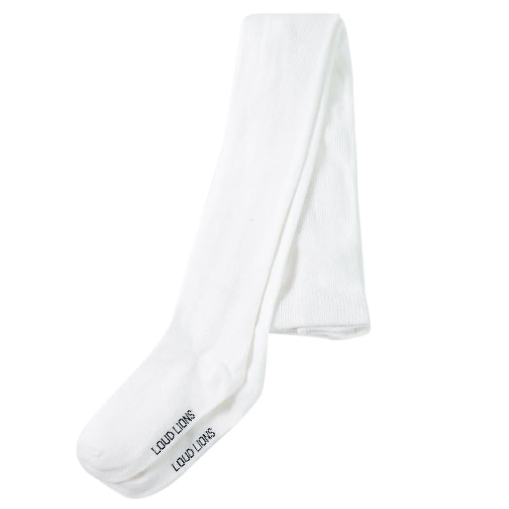 Image of Kinderstrumpfhose Baumwolle Unisex Weiss 128