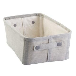 iDesign Cesto di stoccaggio rettangolare 22x34cm in carta intrecciata  